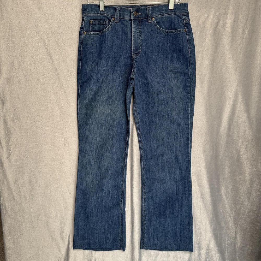 Gloria Vanderbilt Jeans Womens 10‎ Blue Medium Wash Straight Leg Classic Denim